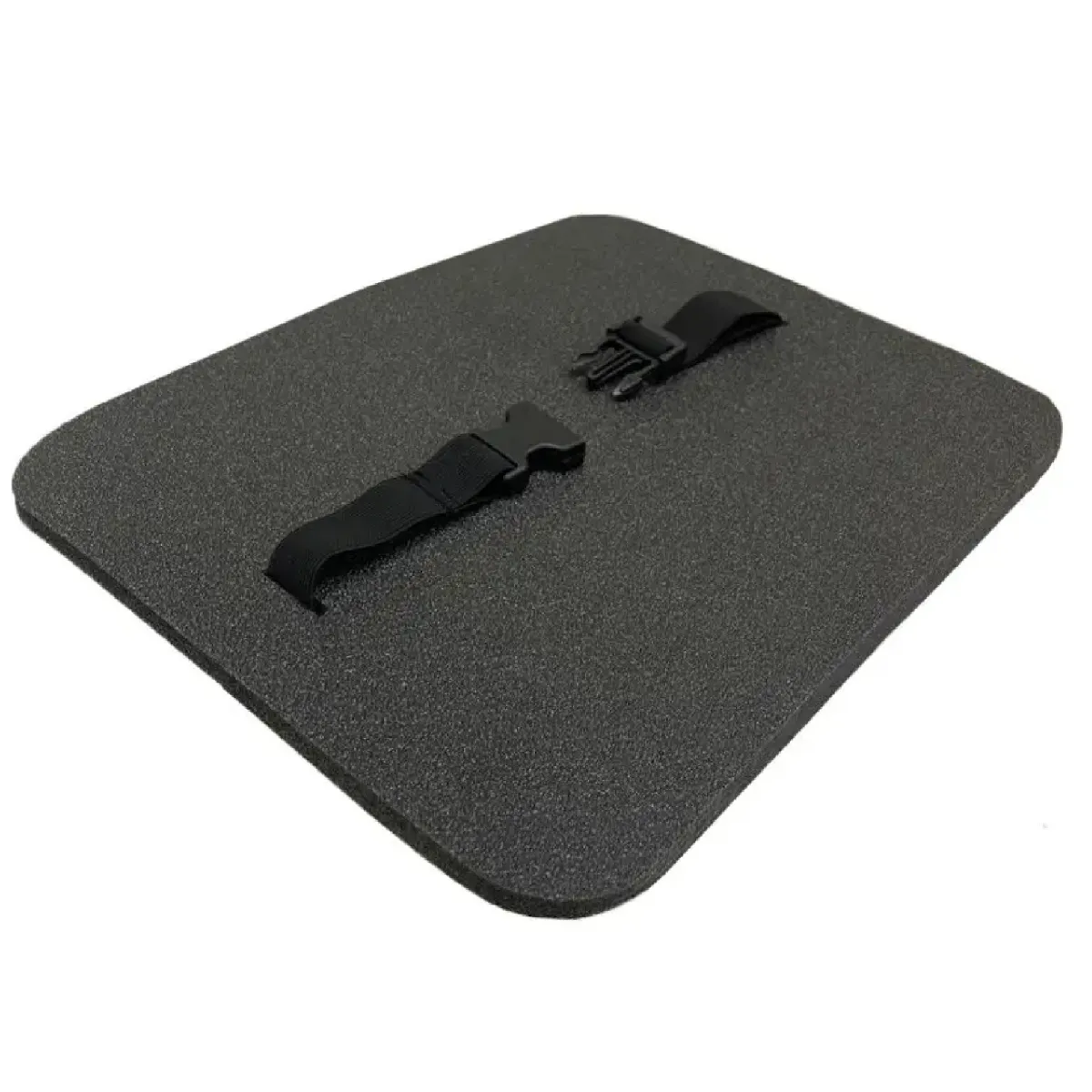 Килимок для сидіння із фіксаторами фастекс, 30 х 40 х 1,0 см, 1-шаровий, сірий 2