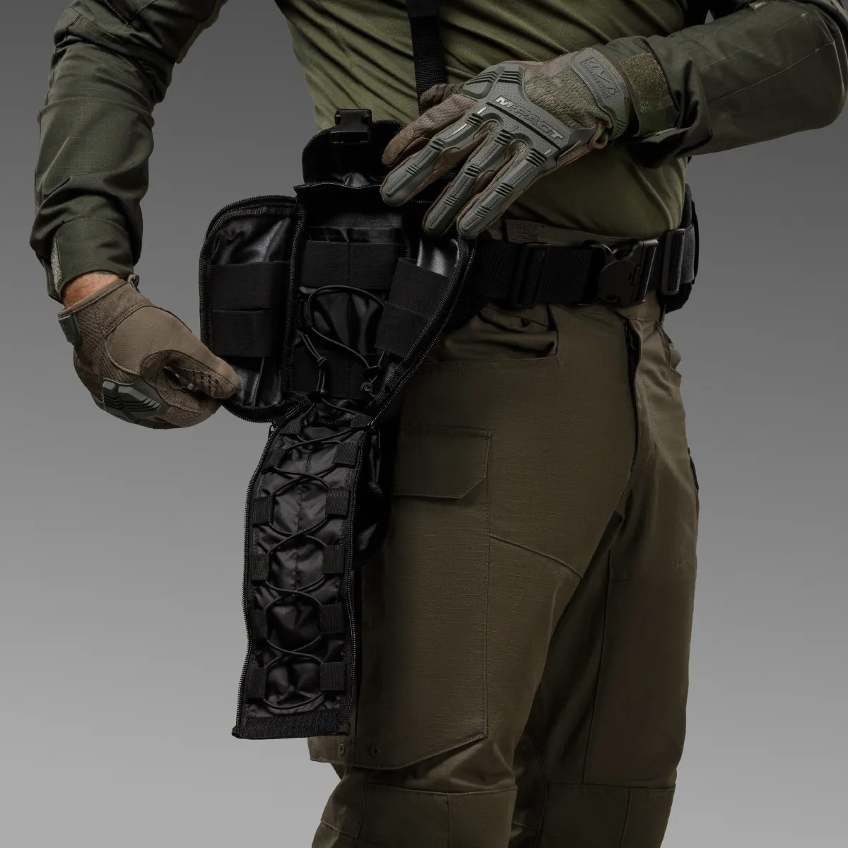 Підсумок-органайзер аптечка. Кріплення Molle. Cordura 500D. Чорний 10