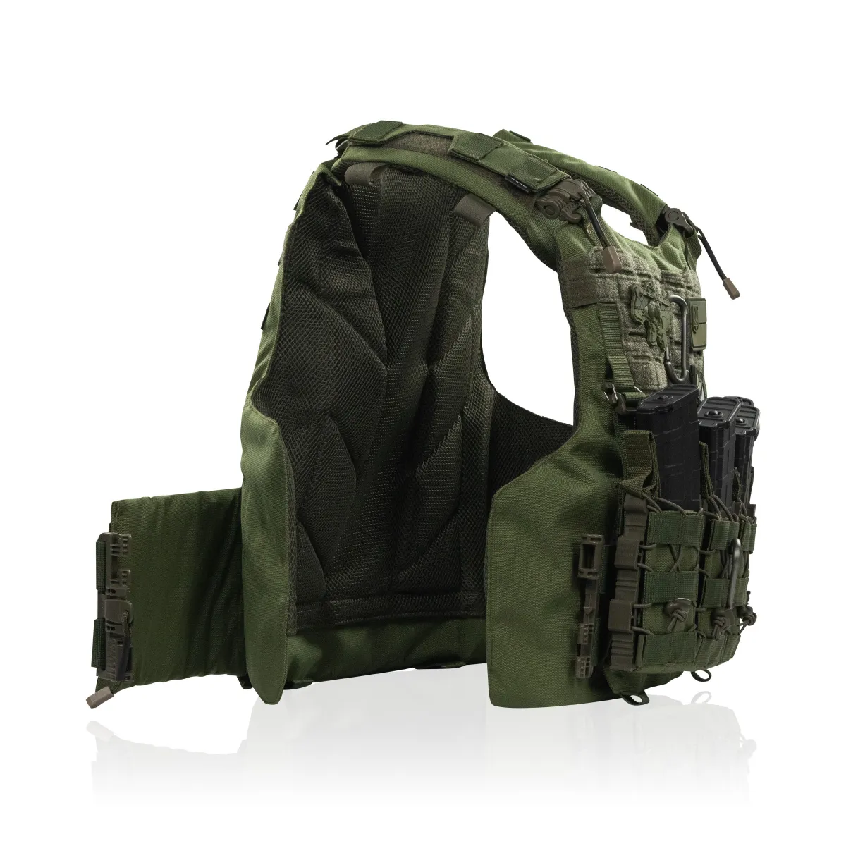 Бойовий бронежилет IBV-2 (Stanag 2920). Вага 3.7 кг. Збільшена площа захисту. Олива. S/M 2