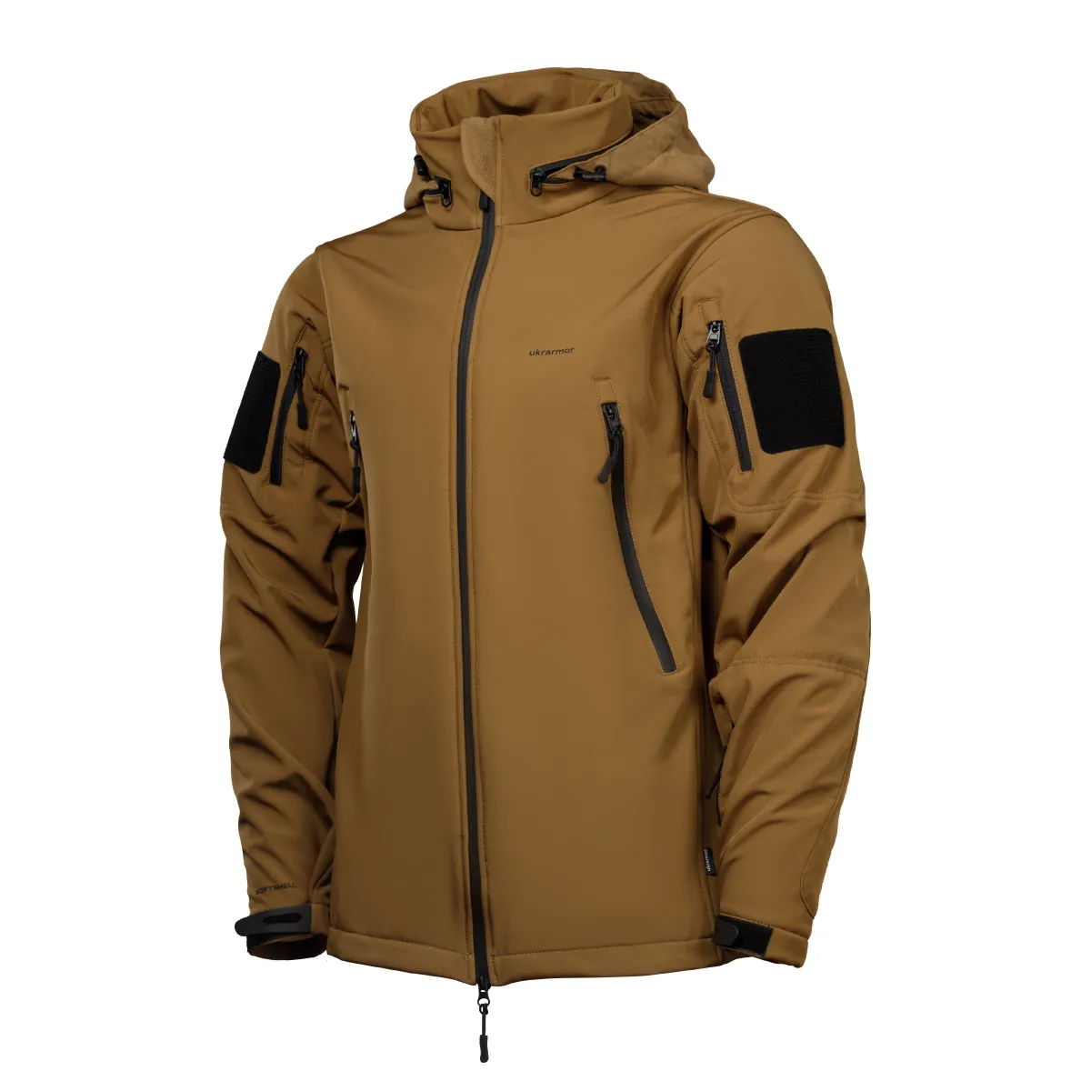 Куртка тактична Softshell Hawk Jacket. Захист від вітру та вологи.  Койот