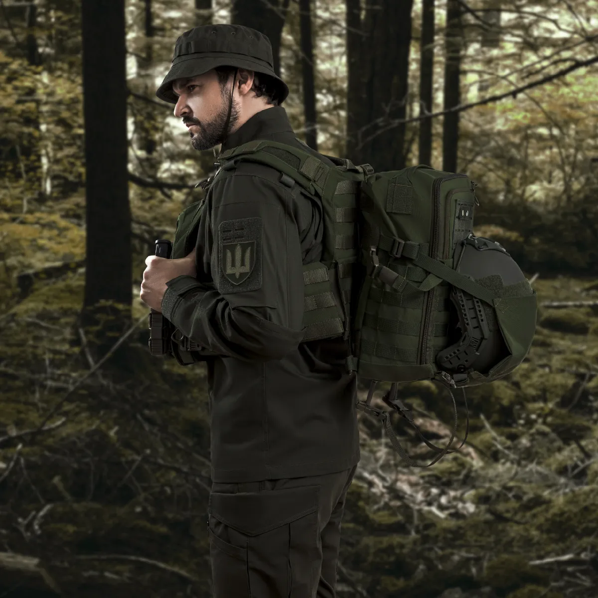 Тактичний рюкзак DP20 на 20 л. Cordura 1000D. Кріплення Molle. Олива 10