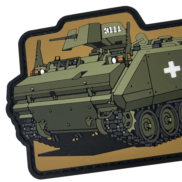 Патч (шеврон) «YPR 765» від Patch hunter. М’який ПВХ пластик. Койот 2
