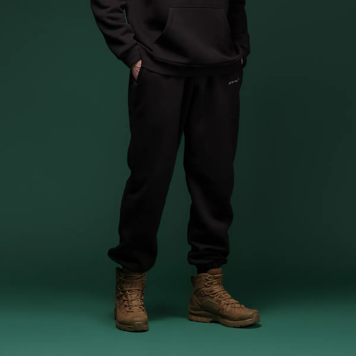 Спортивні штани Ukrarmor Rush Pants з еластичним поясом. Чорний 3