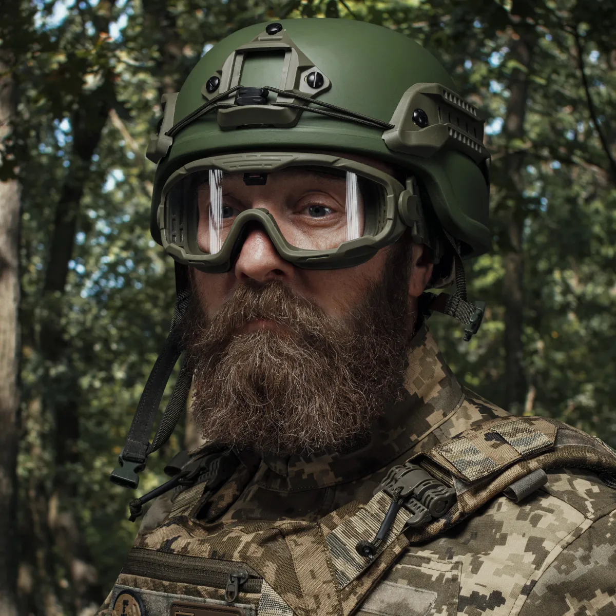 Балістичні окуляри-маска Trevix з комплектом лінз. Олива 10