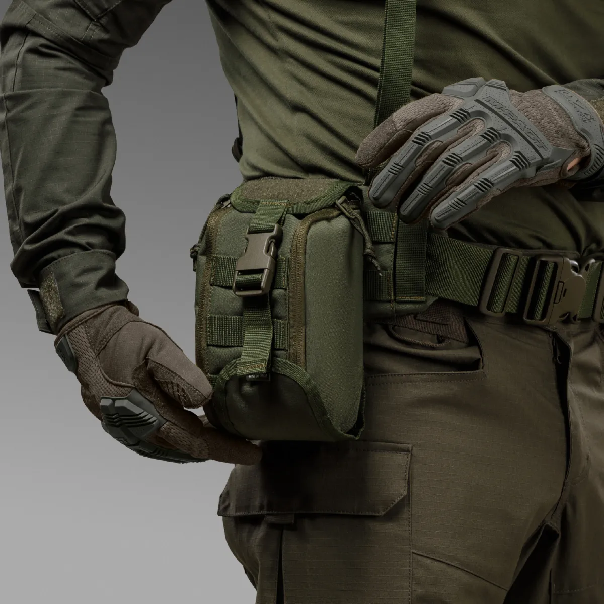 Підсумок-органайзер аптечка. Кріплення Molle. Cordura 500D. Олива 3