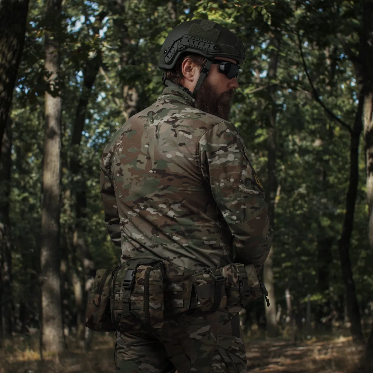 Комплект Modular Battle Belt S/M 1-го класу захисту. Тактичний пояс з обвісами. Мультикам 12