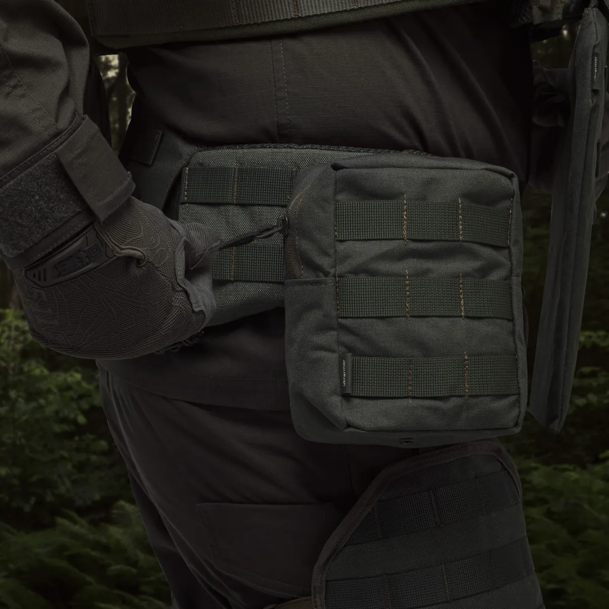 Підсумок утилітарний L. Кріплення Molle. Cordura 1000. Олива. 3