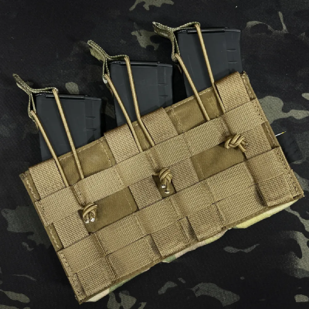 Тройной подсумок для магазинов АК-3 Gen.2. А.Т.А.А.К.А. Cordura 500D. Мультикам 2