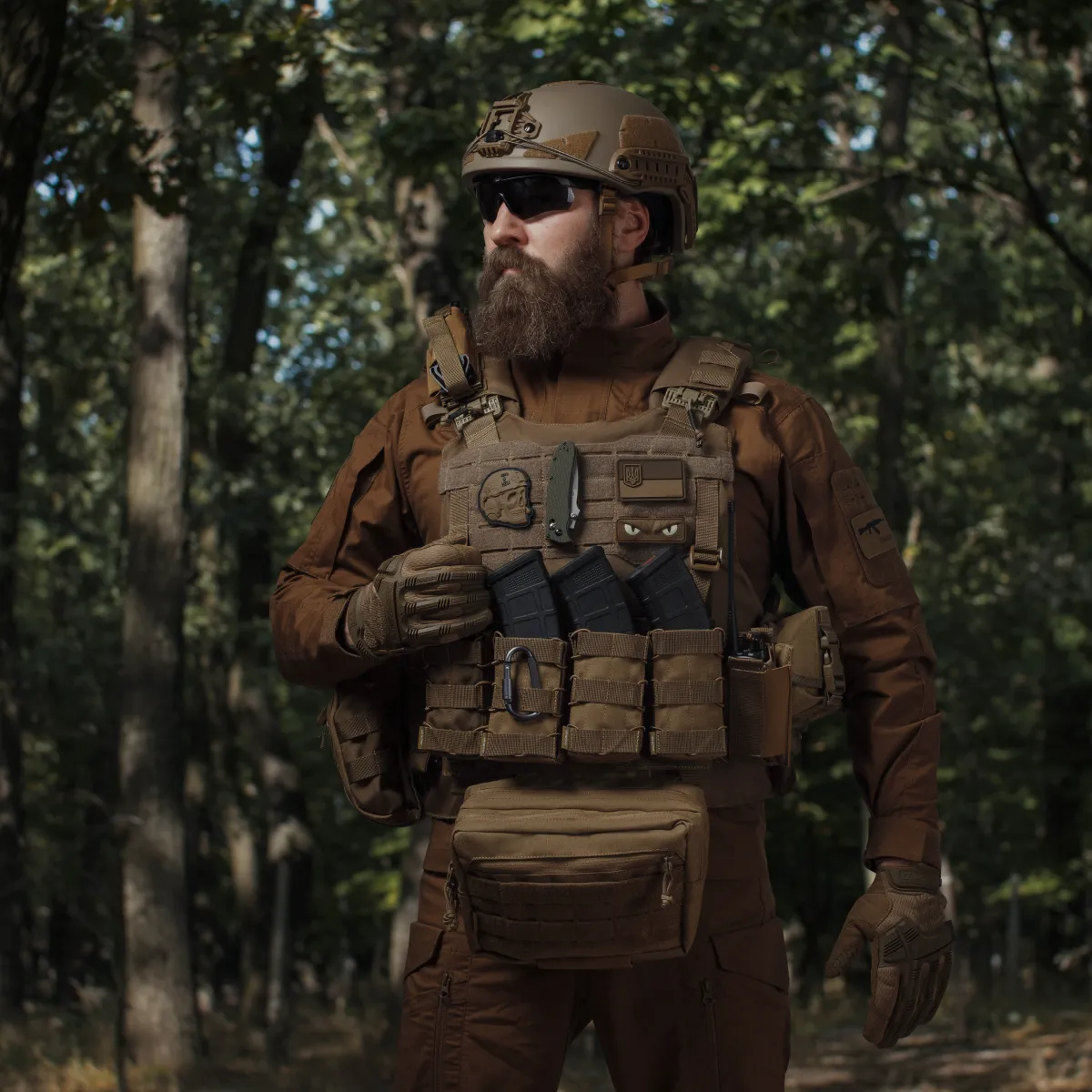 Сумка-напашник PRO 1-го класу захисту. Розмір XL (19х26 см). Матеріал Cordura 1000. Койот 4