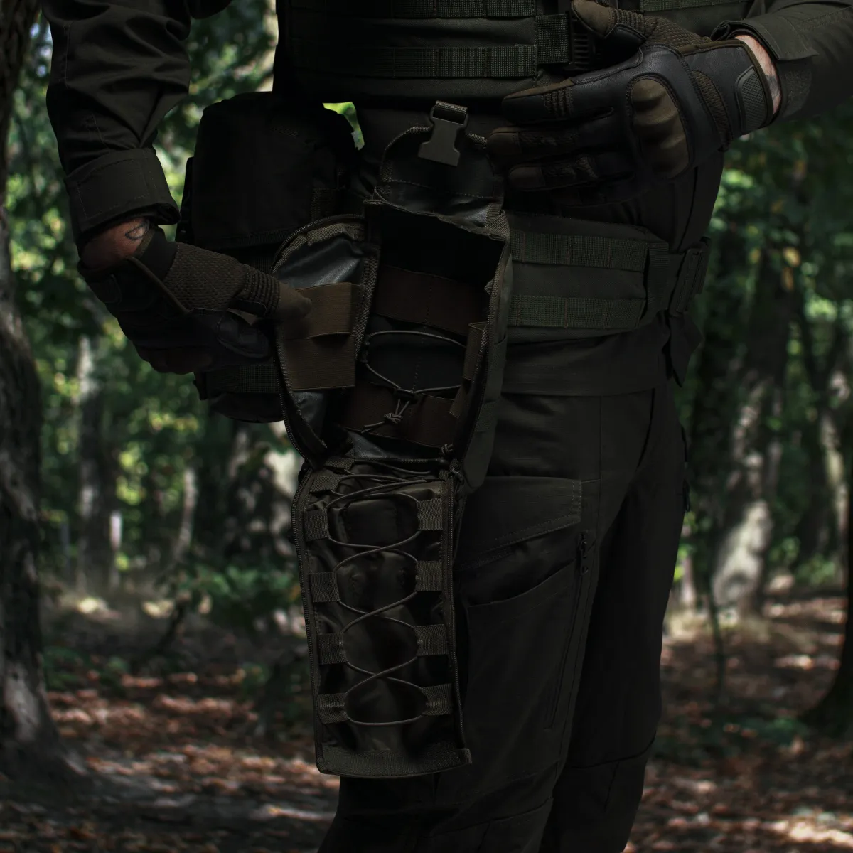 Аптечка збільшена PRO (підсумок-органайзер). Cordura 1000. Олива 7