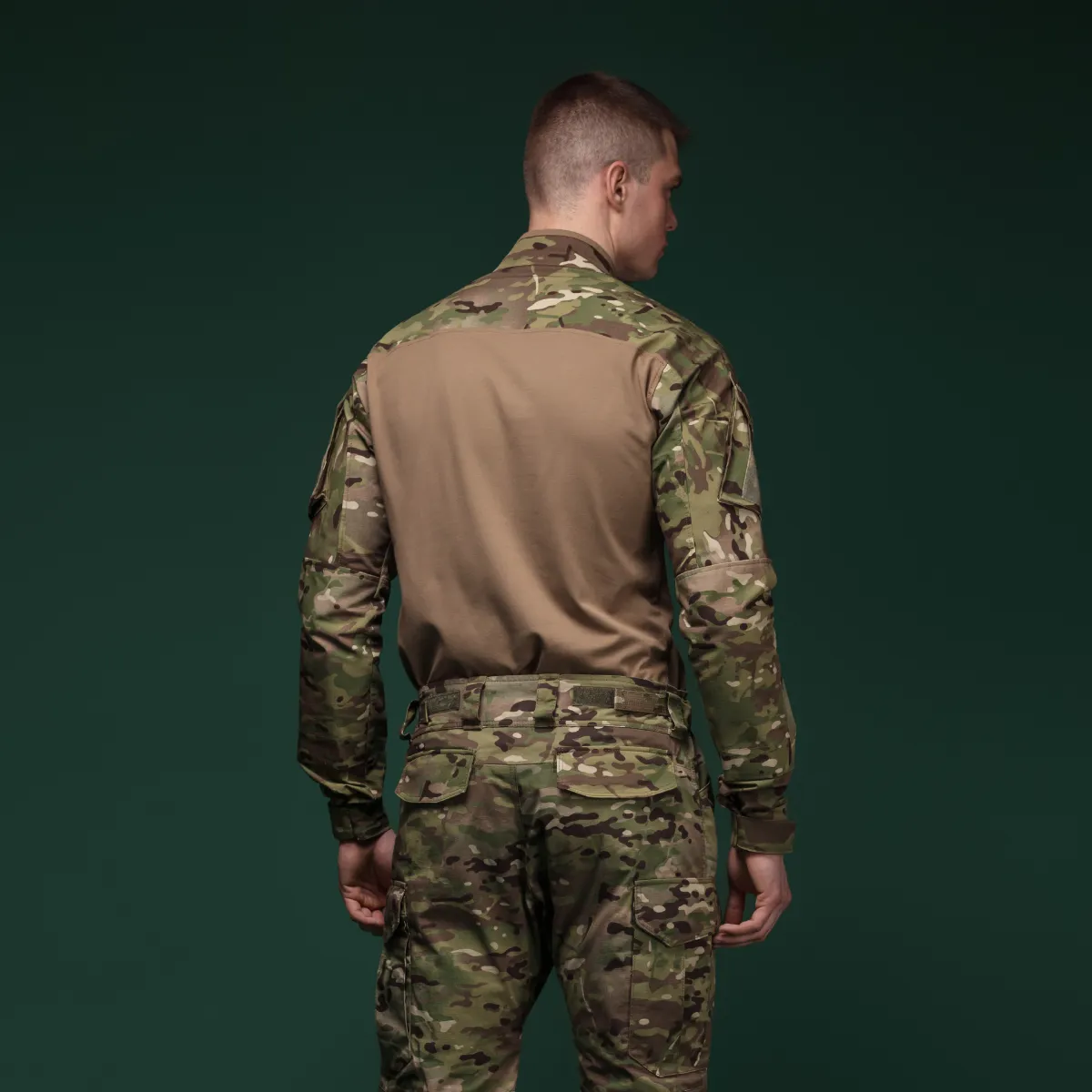 Тактична сорочка Core Combat Shirt, довгий рукав, комбіновані матеріали. Мультикам 5