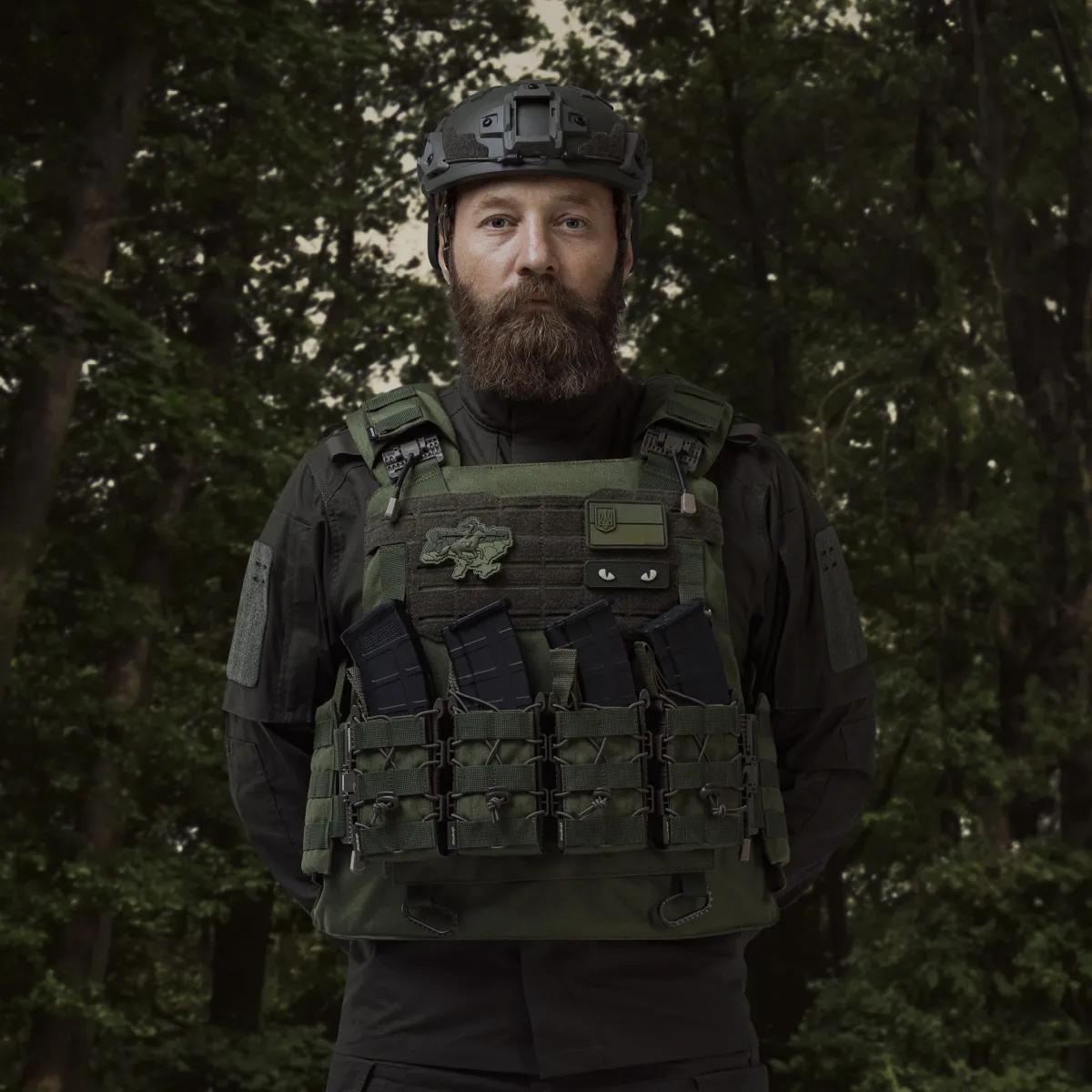 Бойовий бронежилет IBV-1. Вага 3.6 кг. Збільшена площа захисту. Олива. L/XL 3