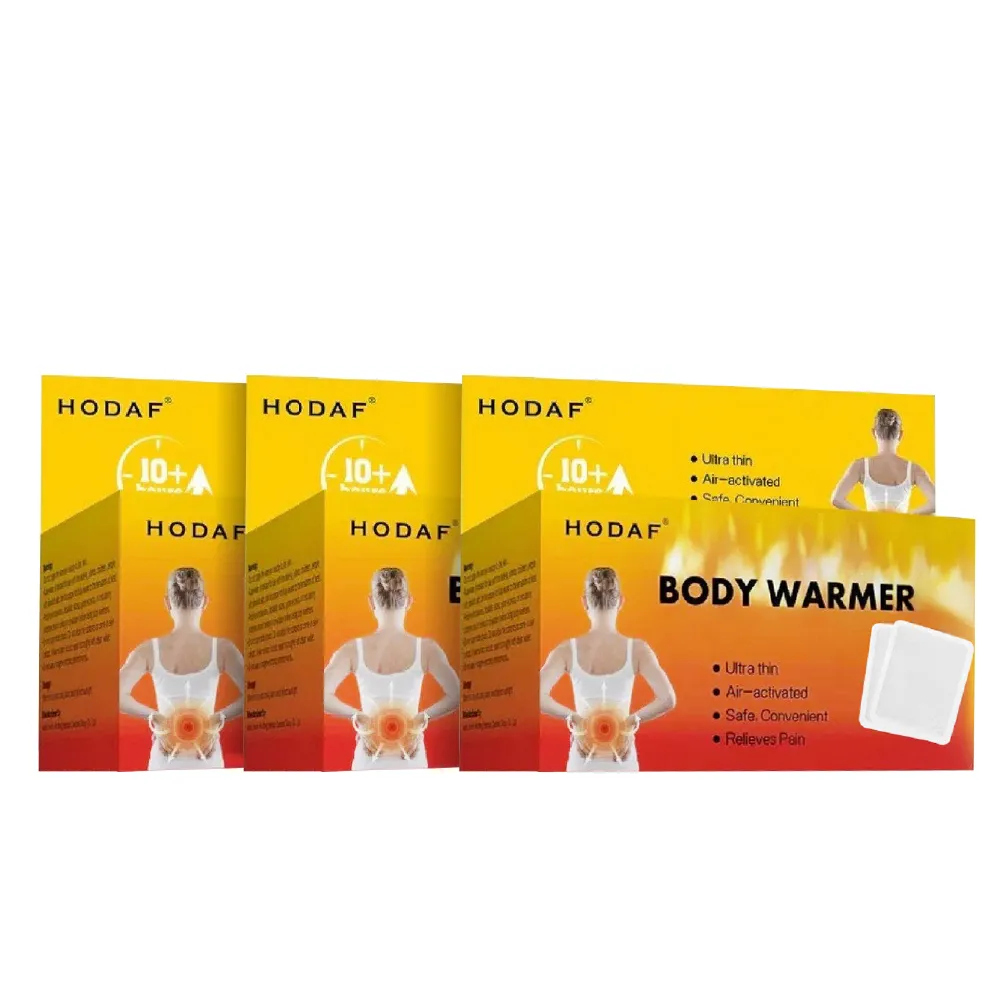 Комплект хімічних грілок Hodaf Body Warmer для тіла, 10х13 см (до 10 годин). 3 упаковки