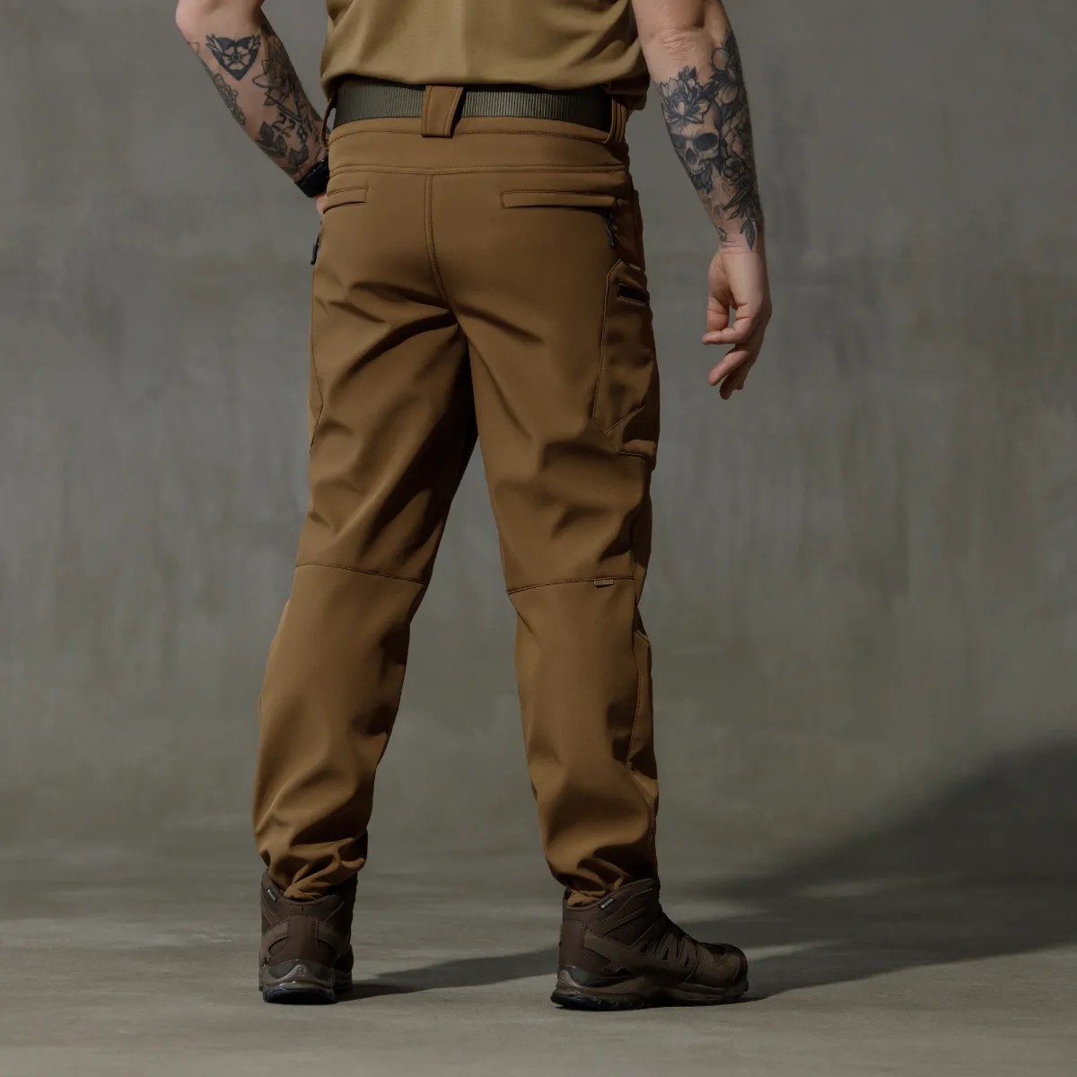 Softshell штани Hawk Pants. Захист від вітру та вологи. Койот 5