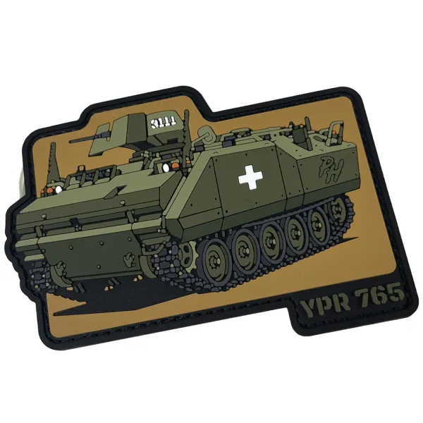 Патч (шеврон) «YPR 765» від Patch hunter. М’який ПВХ пластик. Койот 3