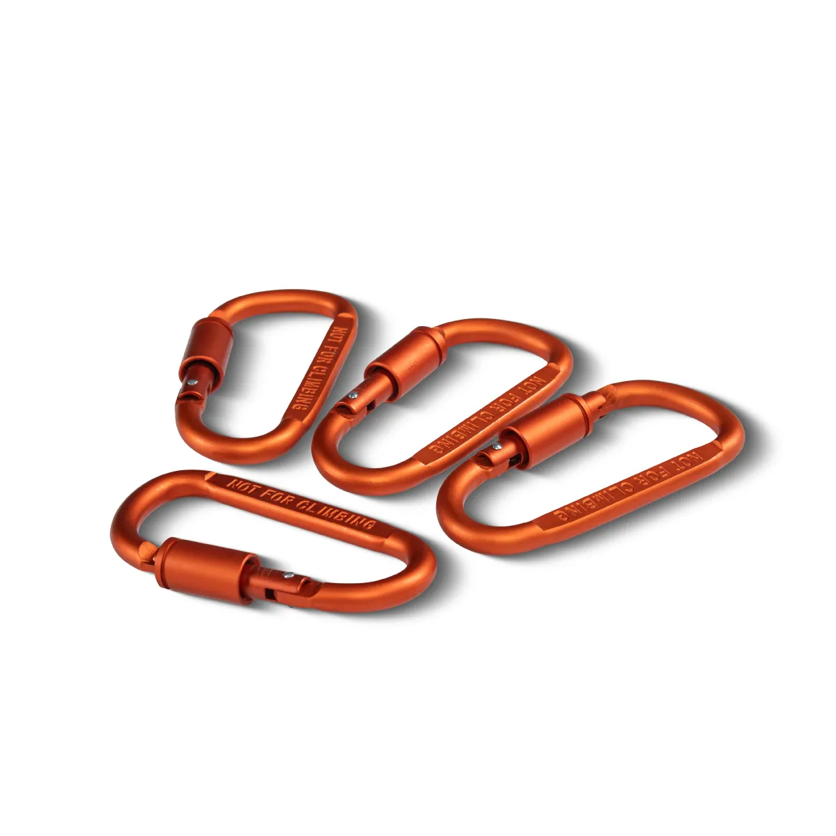 Карабін тактичний універсальний, 80 мм. Сталевий.  Колір Помаранчевий 4