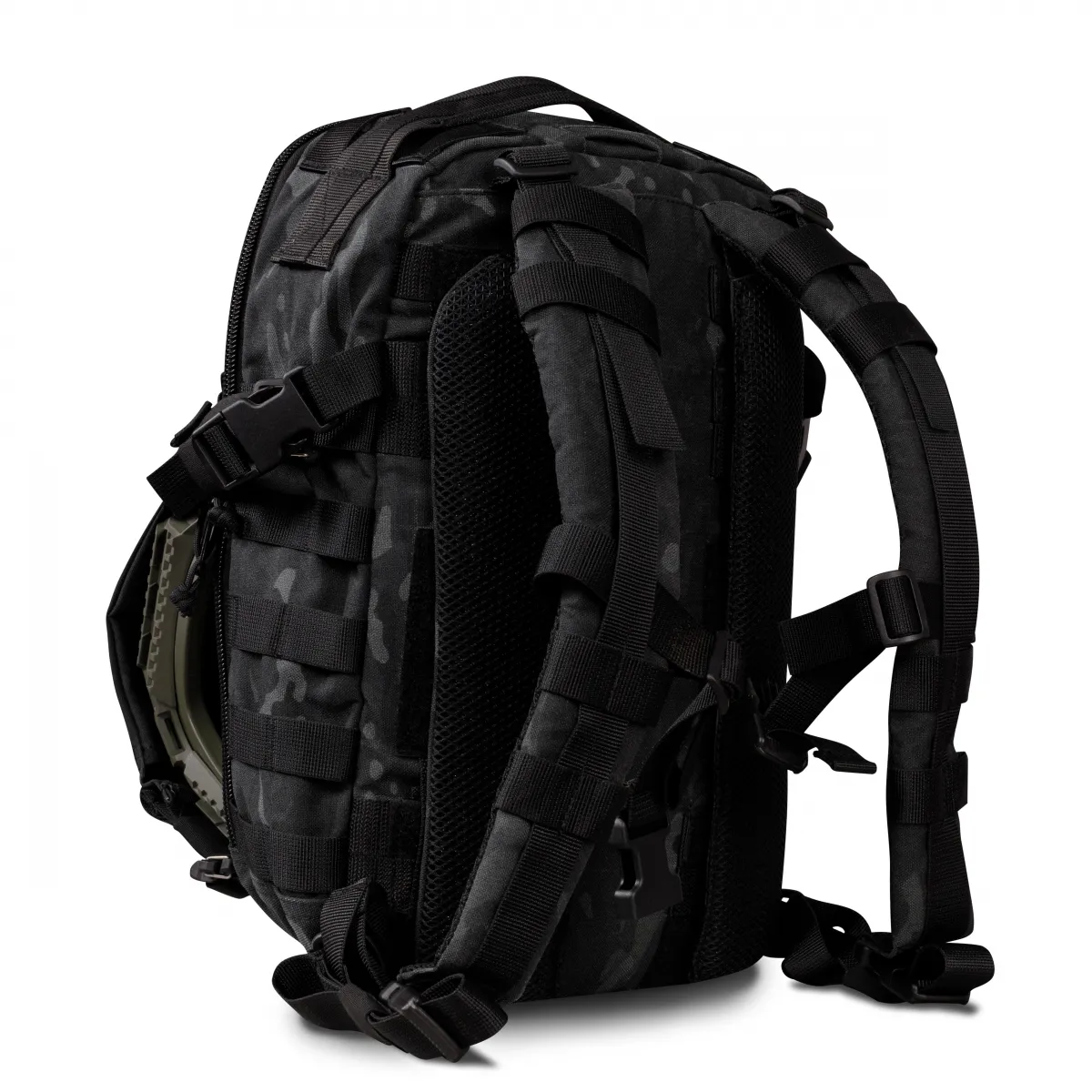 Тактичний рюкзак DP20 на 20 л. Cordura 1000D. Кріплення Molle. Мультикам чорний 4