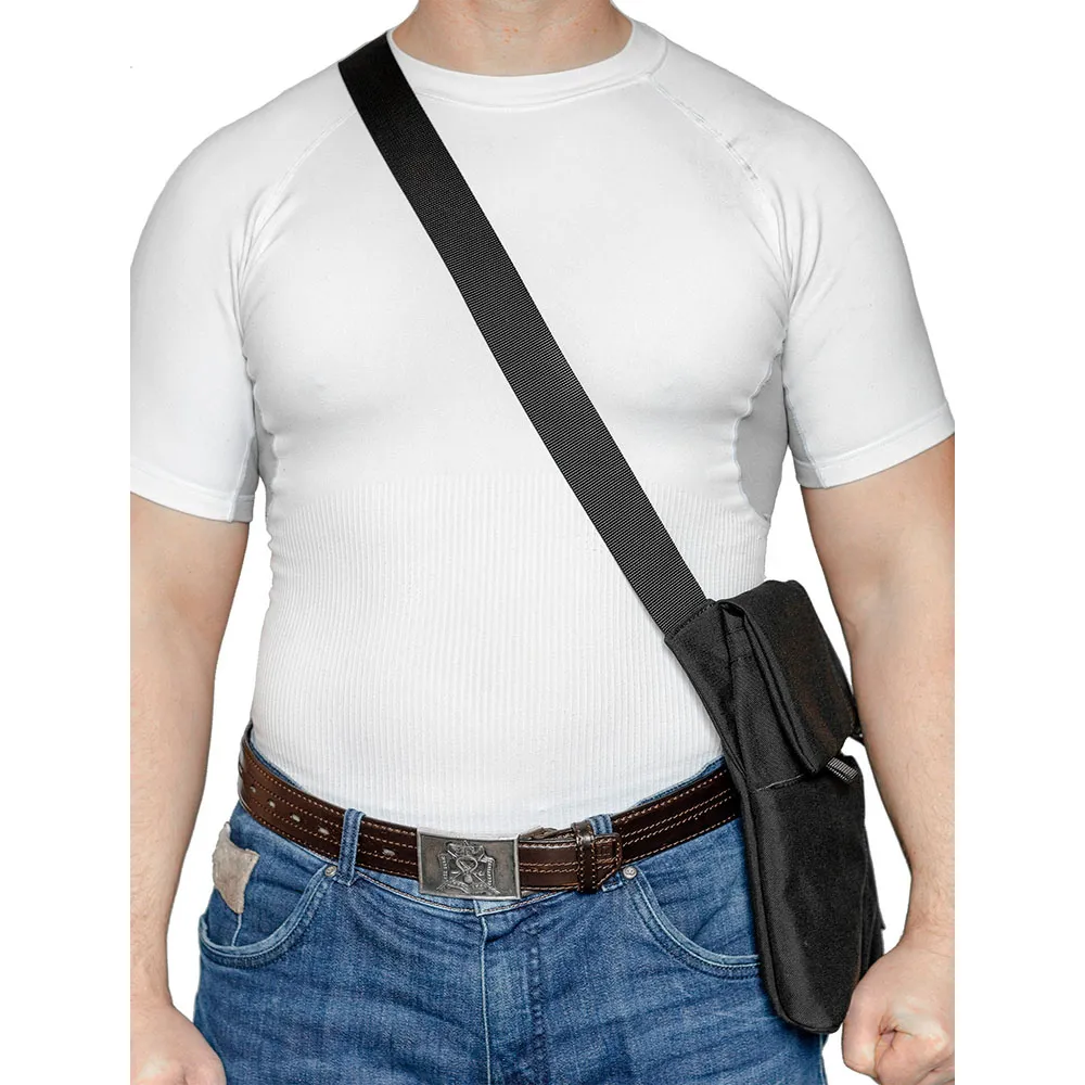 Плечова сумка-кобура A-line A39, міський дизайн, Cordura 1000D, чорна 2