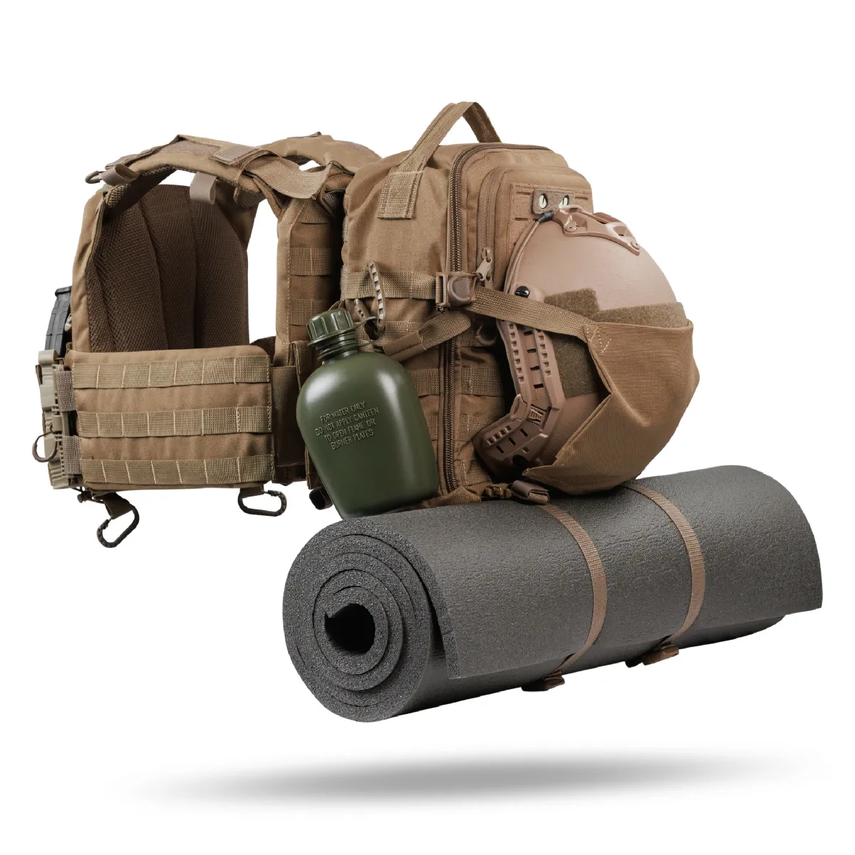 Тактичний рюкзак DP20 на 20 л. Cordura 1000D. Кріплення Molle. Койот 2