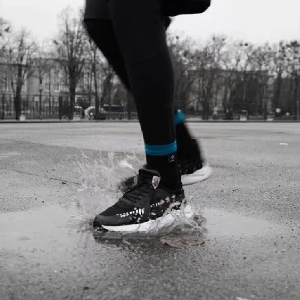 Водонепроникні шкарпетки Dexshell Running Lite Socks. Сині смужки 3