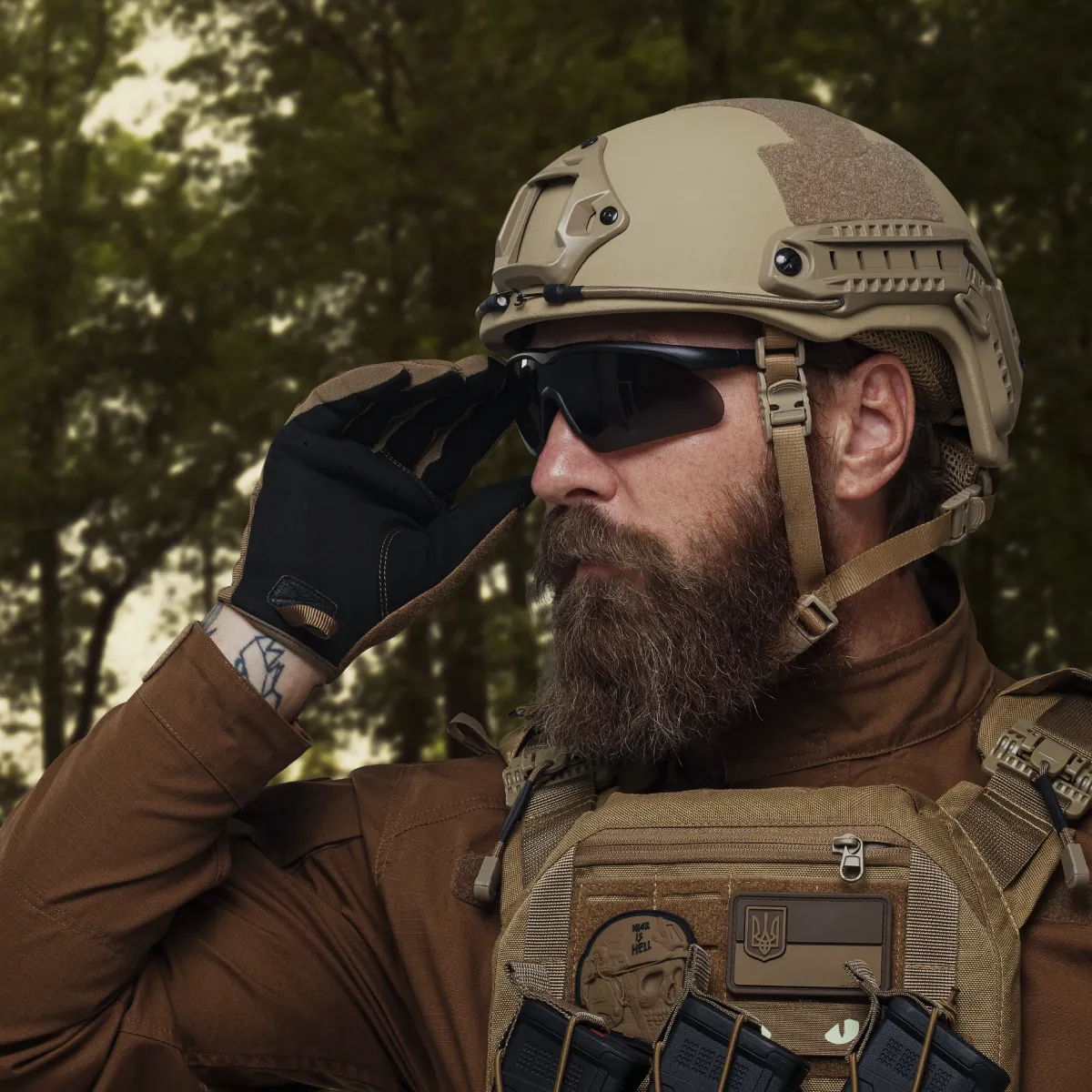 Тактичні рукавички 5.11 Tactical competition shooting 2.0. Колір Койот (Kangaroo) 2