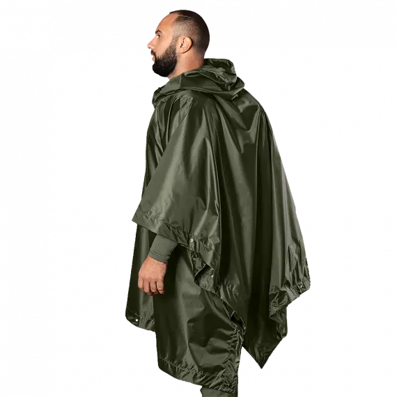 Пончо Piligrim 2.0 Rip-Stop. Вологостійке з розширеною горловиною. Олива 2