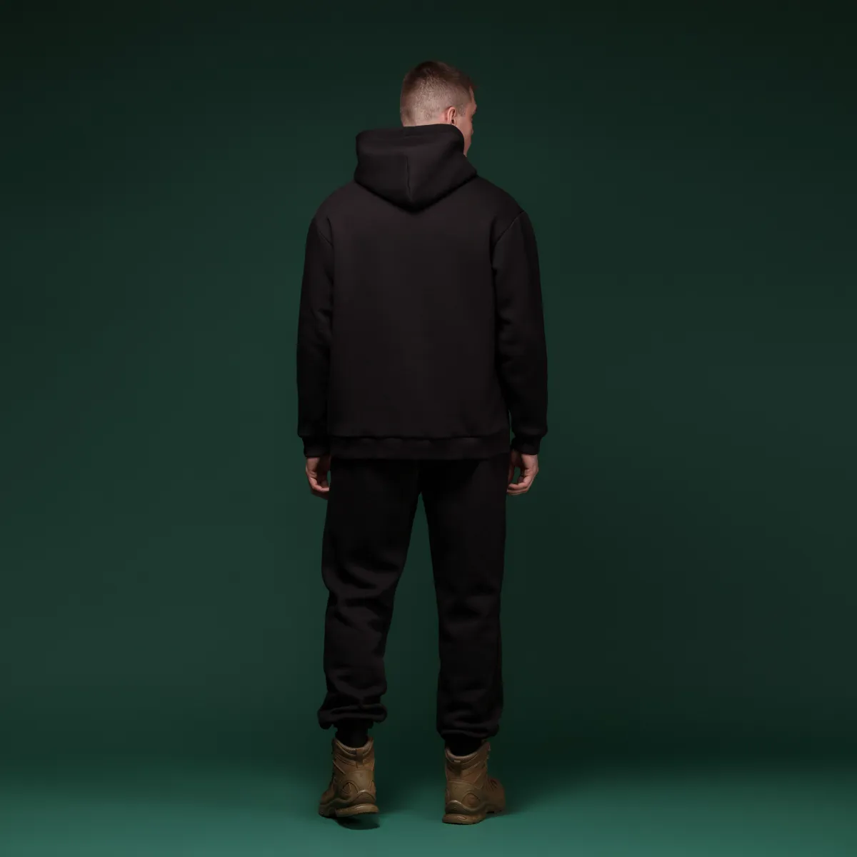 Спортивний костюм Ukrarmor Rush Hood&Pants однотонний. Чорний 4