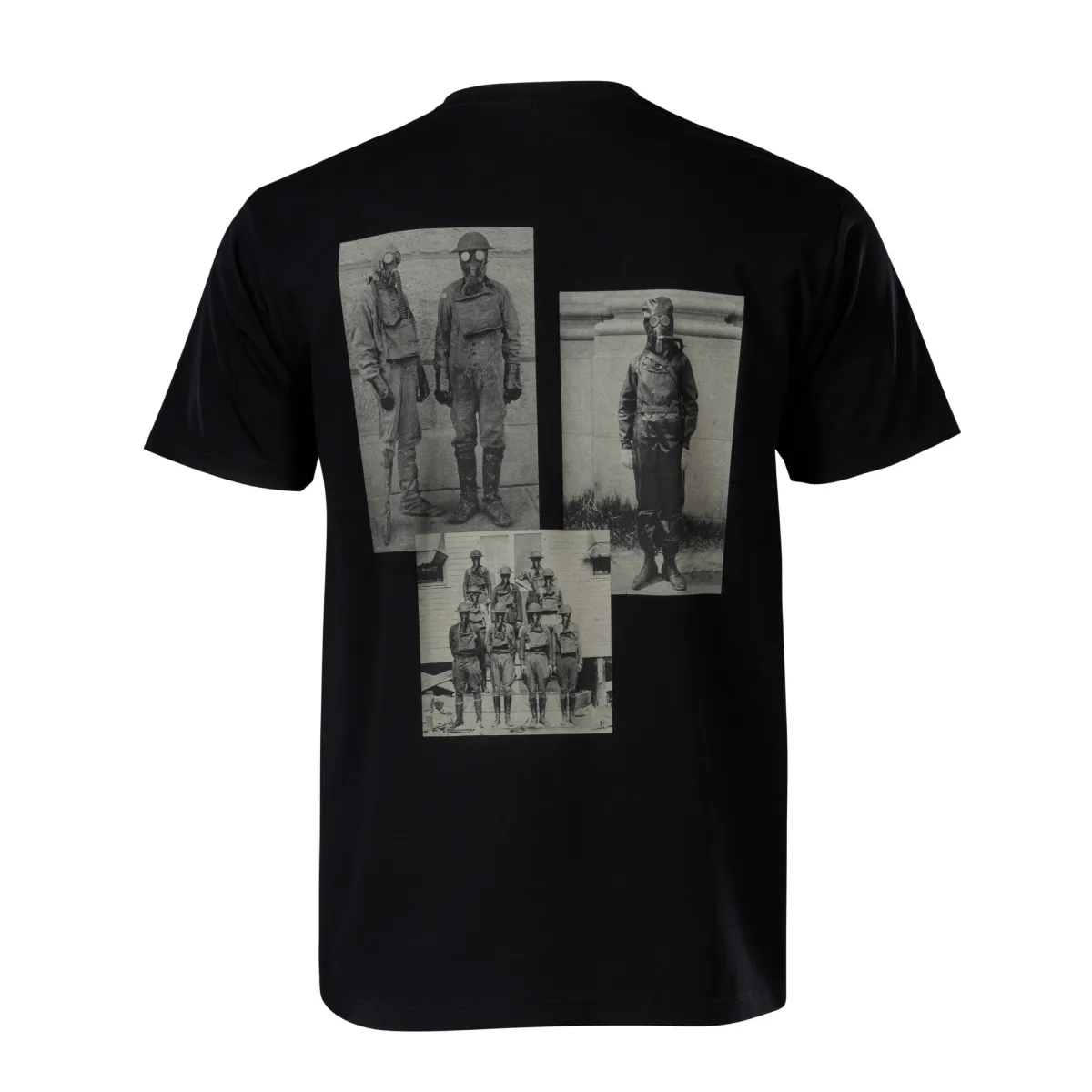 Футболка чоловіча Basic Military T-Shirt. Gasmask Grins. Cottone/Elastane, чорний 5