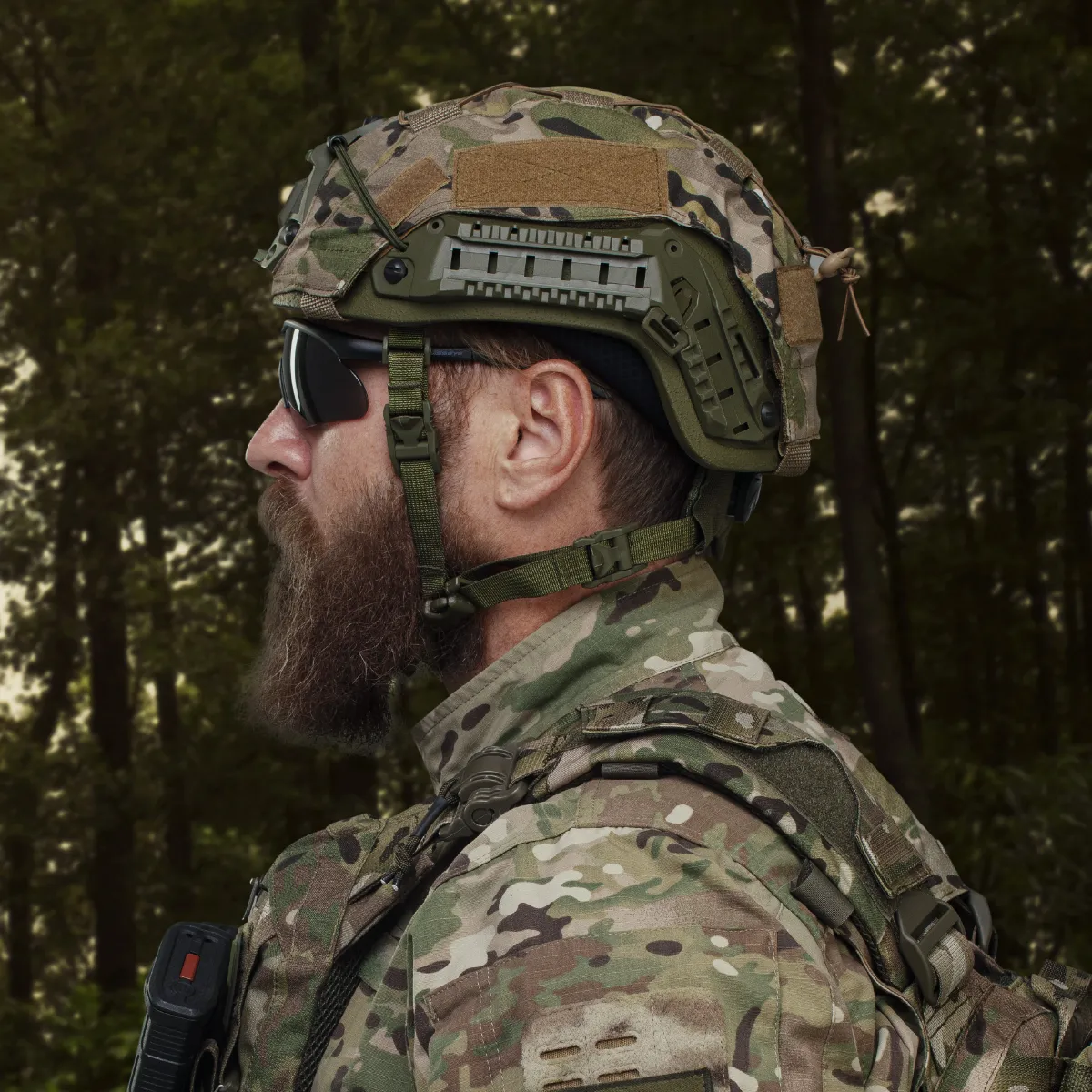 Маскувальний кавер для шолома Sestan-Busch (Хорватія). Мультикам. L 5