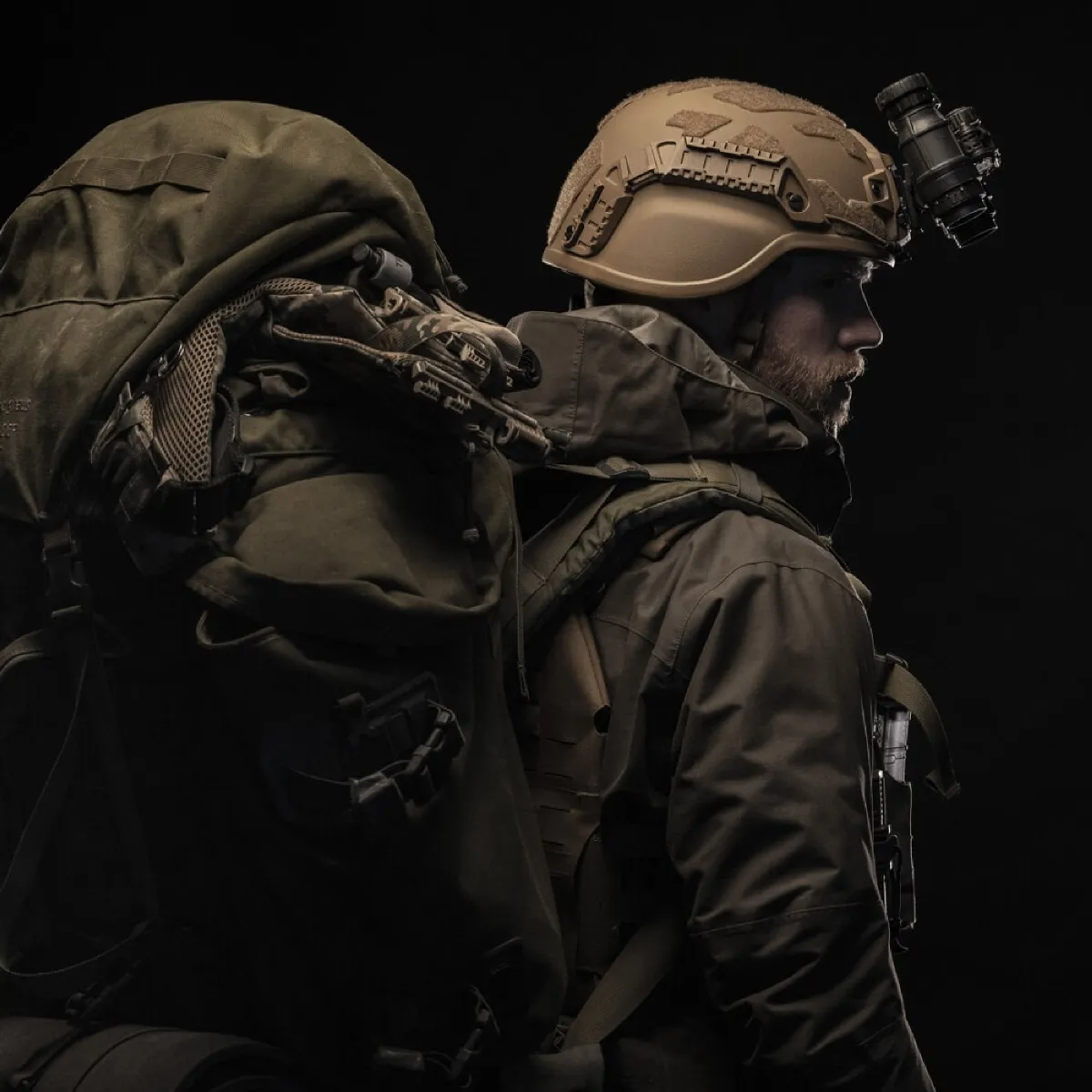 Кевларовий шолом ARCH Helmet (ECH) MICH зі збільшеною площею захисту. Олива 9