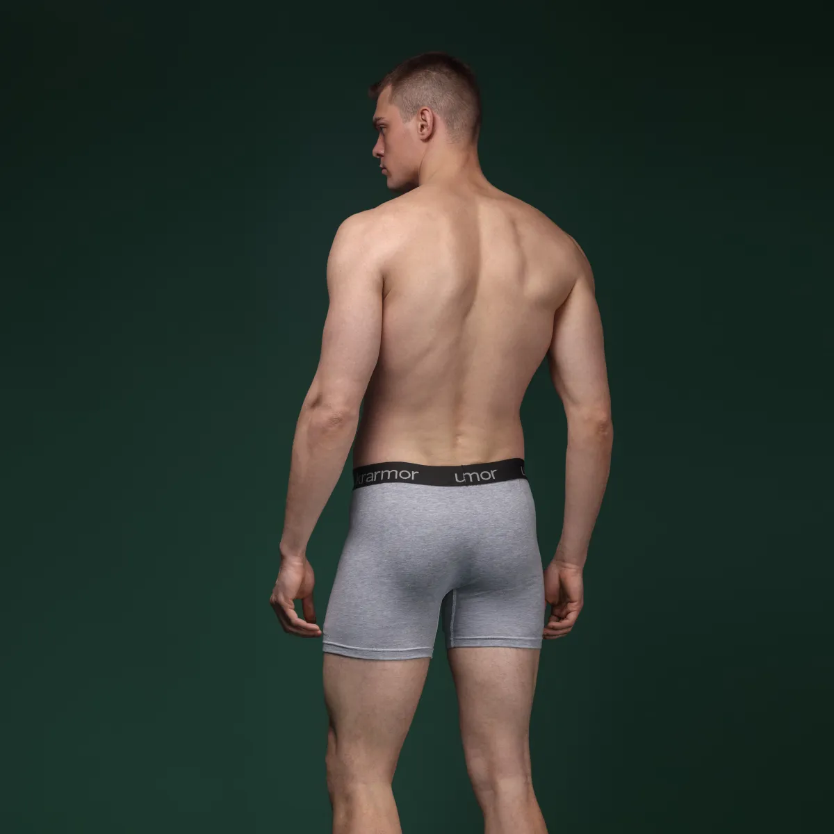 Труси чоловічі “Soldier's Boxer”. Матеріал Charged Cotton. Сірі 4