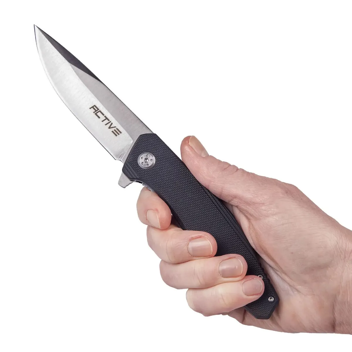 Ніж розкладний Active Cruze. Нержавіюча сталь, 221 мм. Чорний 5