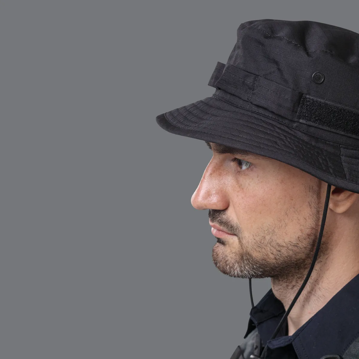 Панама тактична Combat Hat (TDU ripstop). Колір Чорний 9