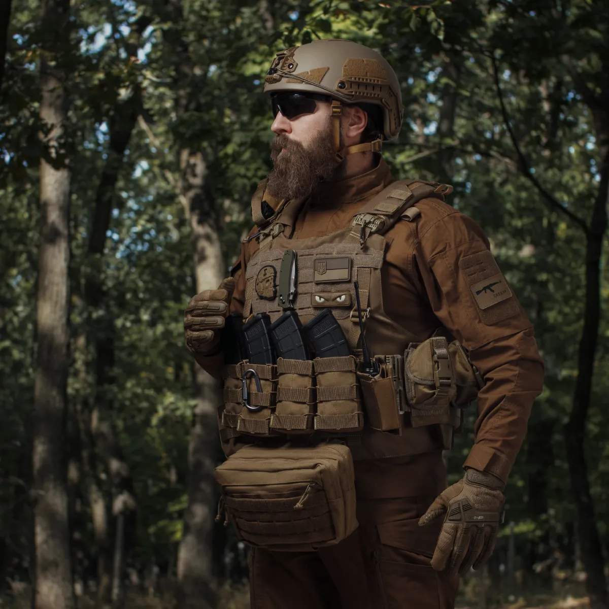 Комплект спорядження Vest Full (based on IBV) S/M 1-го класу захисту. Койот 15