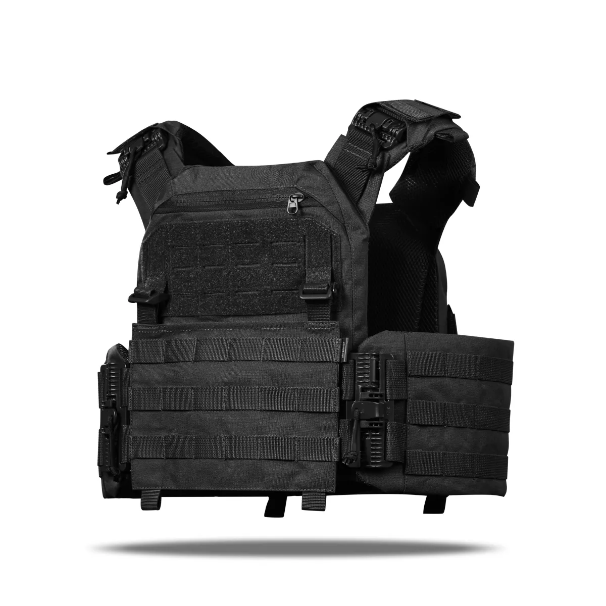 Бронежилет 3 рівня NIJ (PRO). Вага 2.2 кг. Поліетиленові плити PGD-S-LW-ICW+ SAPI 0.85 кг. Чорний 2