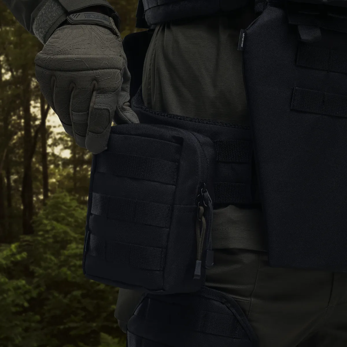 Підсумок утилітарний L. Кріплення Molle. Cordura 1000. Чорний. 4