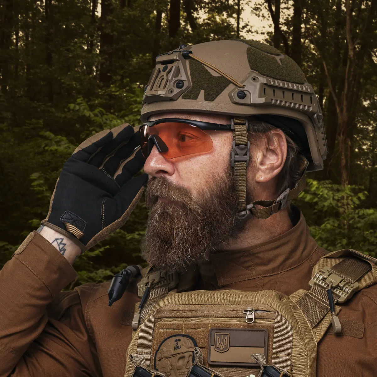 Окуляри балістичні Swiss Eye Raptor Black з трьома змінними лінзами 9