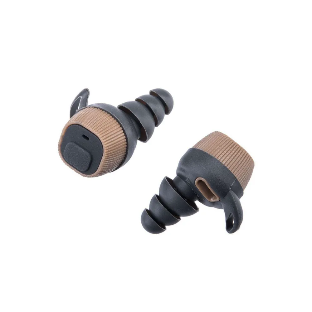 Активні захисні беруші Earmor M20 Electronic Earbuds, бездротові, на 2 режими роботи. Койот