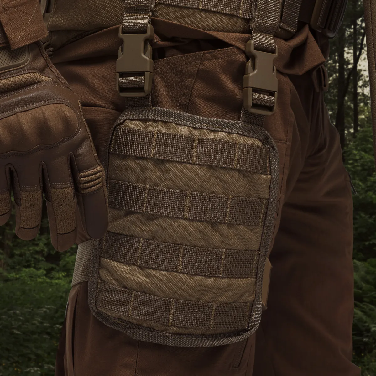 Платформа на стегно (S/M). Cordura 1000. Кріплення Molle. Койот 2