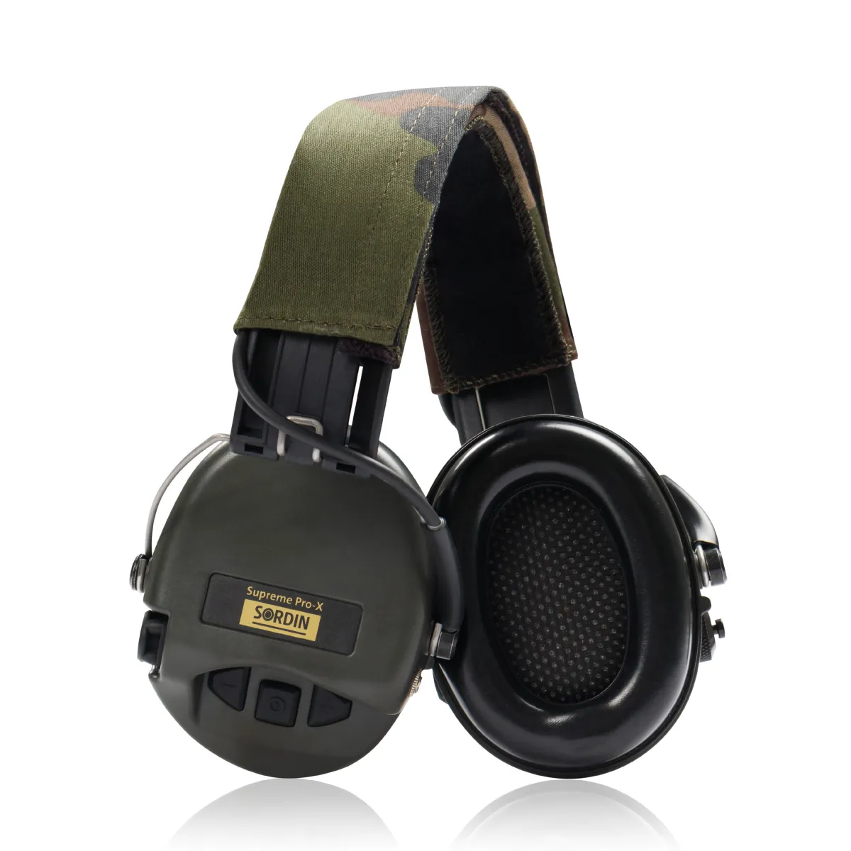 Активні навушники Sordin Supreme Pro-X Green. Наголів'я Мультикам 2