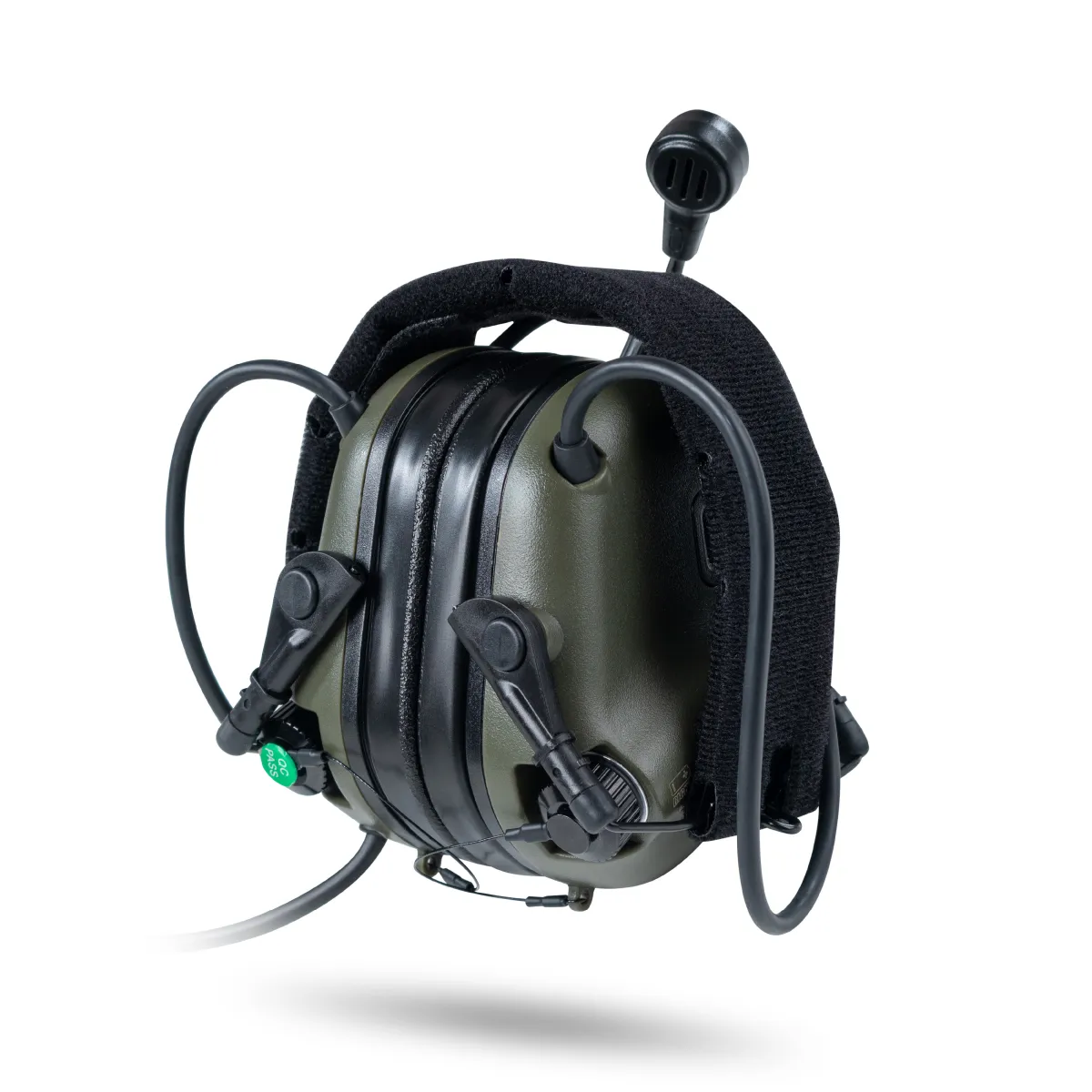 Активні навушники Earmor MilPro M32 Mark 3 з мікрофоном. Олива 3