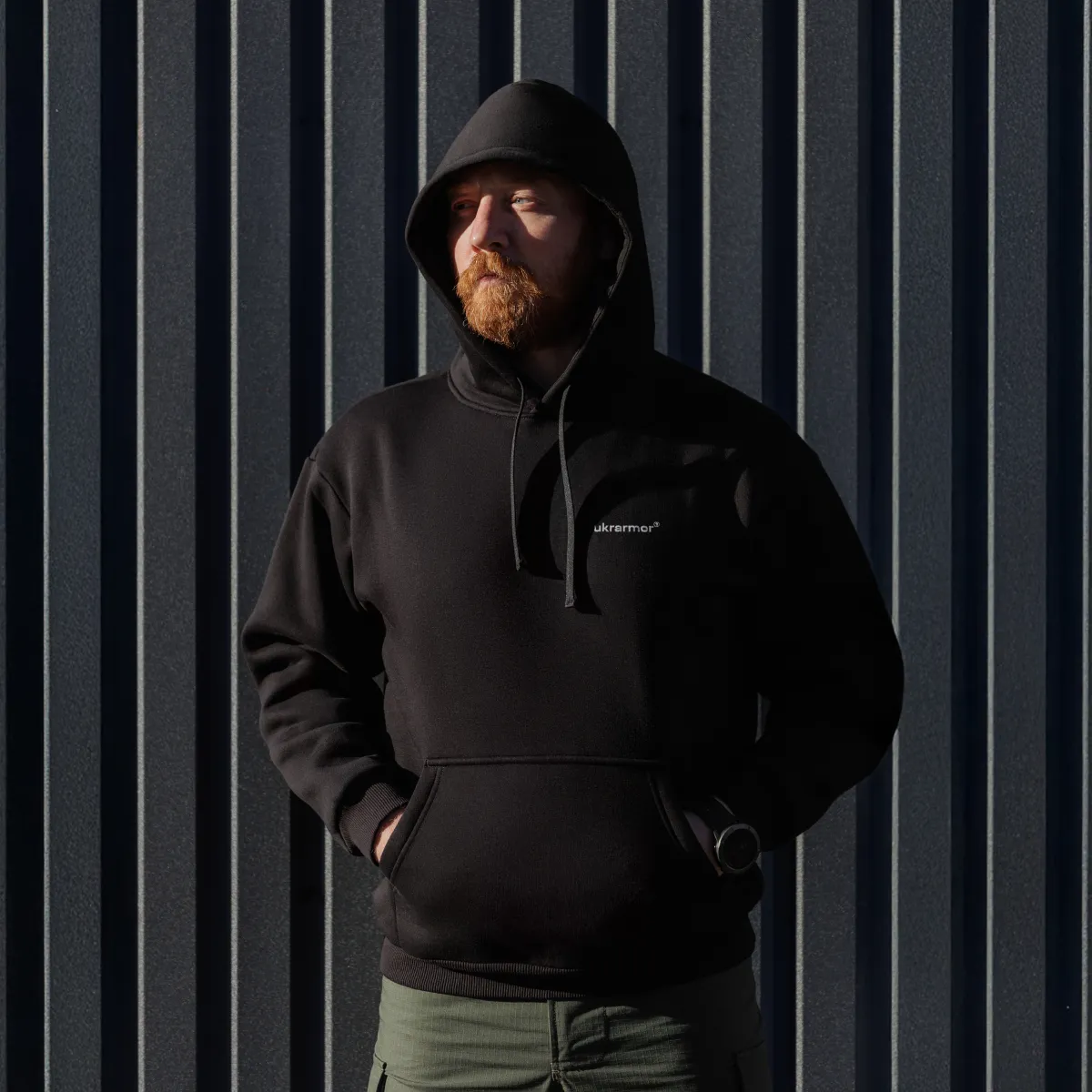 Худі Ukrarmor Rush Hood. Його ще називають толстовка. Чорний 4