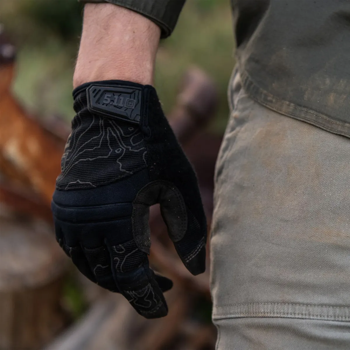 Перчатки тактические 5.11 Tactical® High Abrasion. Черный 5