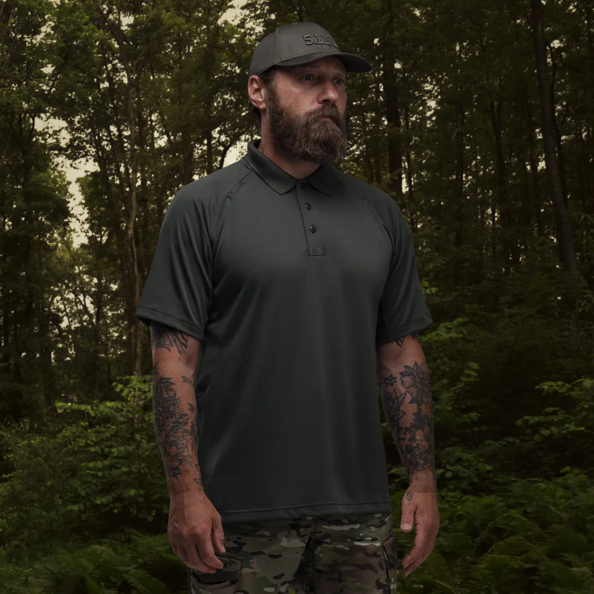 Футболка поло 5.11 Tactical Performance. Колір Ranger Green. Розмір M 2