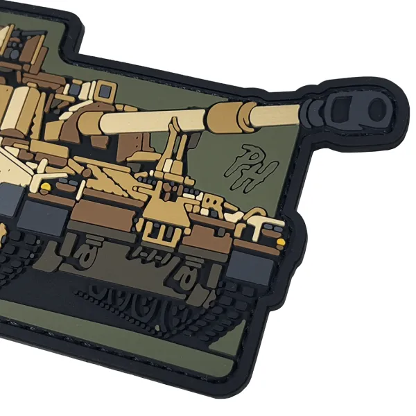 Патч (шеврон) «M109 Paladin» від Patch hunter. М’який ПВХ пластик. Койот 3