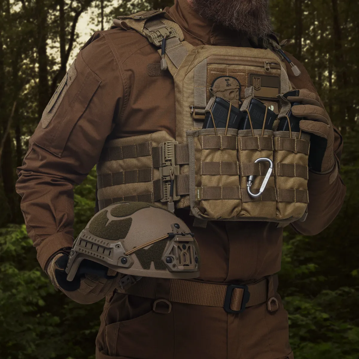 Баллистический шлем Sestan-Busch Helmet BK-ACH-HC койот. Размер L 10