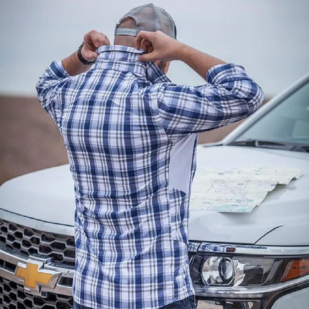 Сорочка Helikon-Tex Trip (нейлонова суміш). Indigo Plaid 3