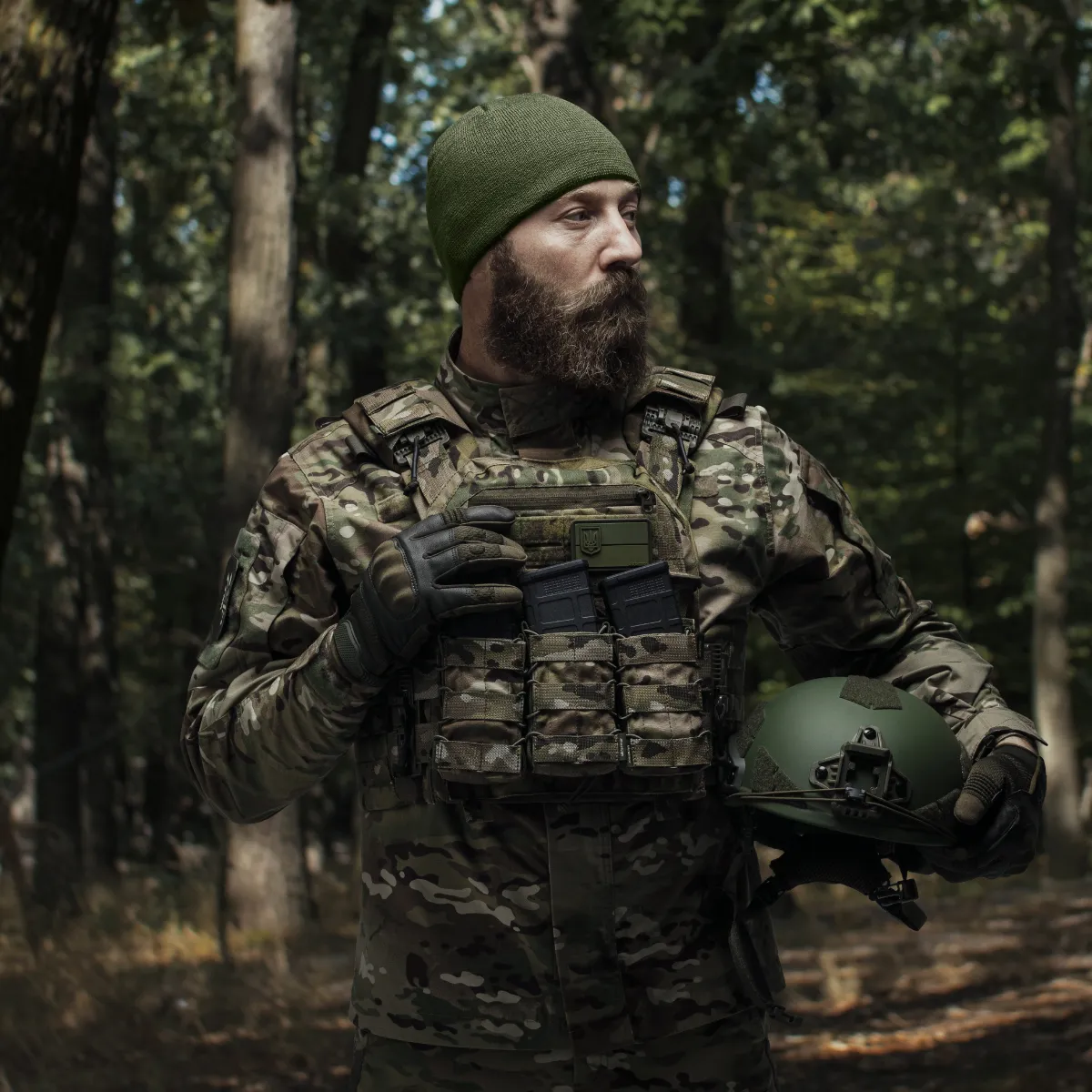 Шапка тактична Helmet Hood під шолом. Колір Олива 5