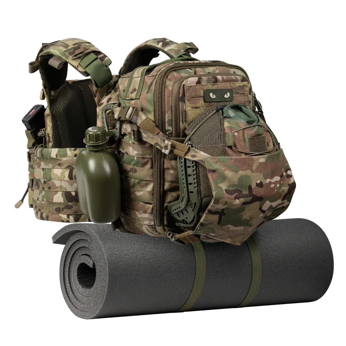 Тактичний рюкзак DP20 на 20 л. Cordura 1000D. Кріплення Molle. Мультикам 2