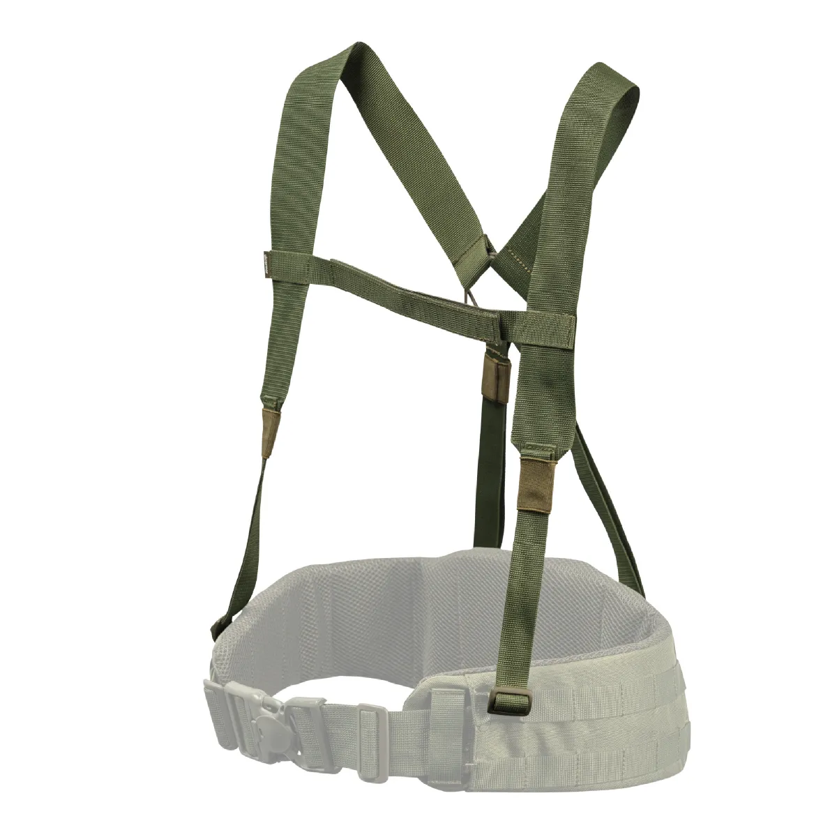 Плечові ремені для тактичного пояса. Кріплення Molle. Олива